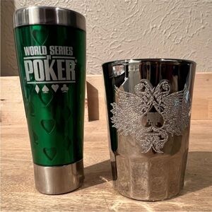 Set of 2- World Series of Poker Shot Glasses